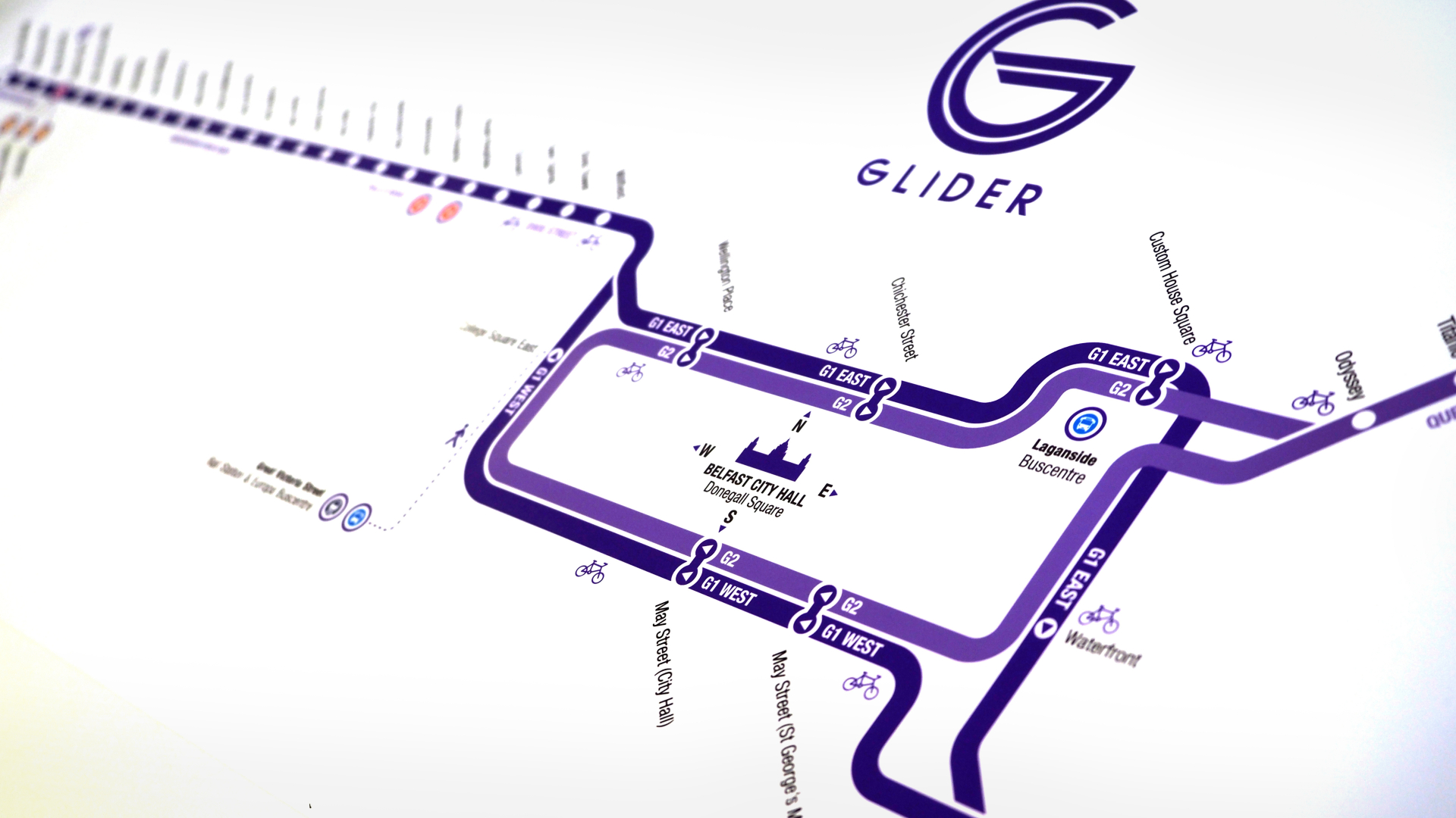 Translink Metro Glider Map detail