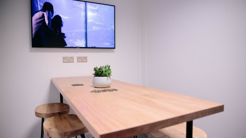 This image shows the reception area available at Whitenoise Sound Studios, Belfast.